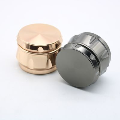 Wholesale 4 Layers 63mm Drum Shape  Crusher Customized LOGO Herb Grinder
