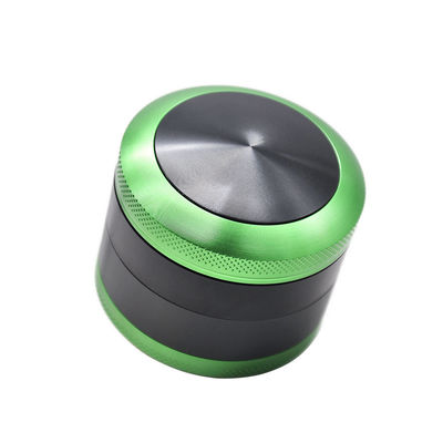 Aluminum 63mm 4 Parts Herb Grinder with Sharp Teeth Herb Crusher Custom Logo Smoking Accessories Free Type Customized 63mmx45mm