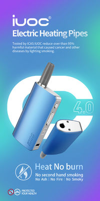 KC HNB Device Blue , 180g Heat Cigarette No Burn Aluminum Alloy