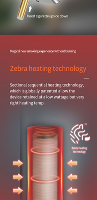 Heat Not Burn Device Extract Herbal Sticks Electronic Smoking